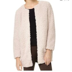 Wilfred Faux Shearling Coat- Cream Size Large